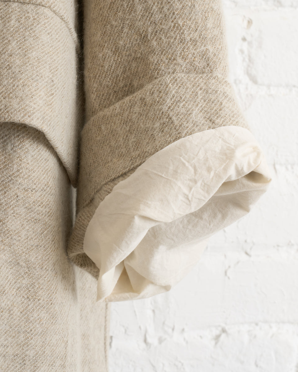 ALBUM DI FAMIGLIA, LOOSE COAT HW, NATURAL – 180 The Store