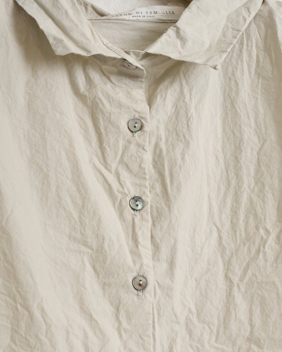 ALBUM DI FAMIGLIA, PEBBLE, SHORT COLLAR SHIRT TC, 26S12_56 – 180