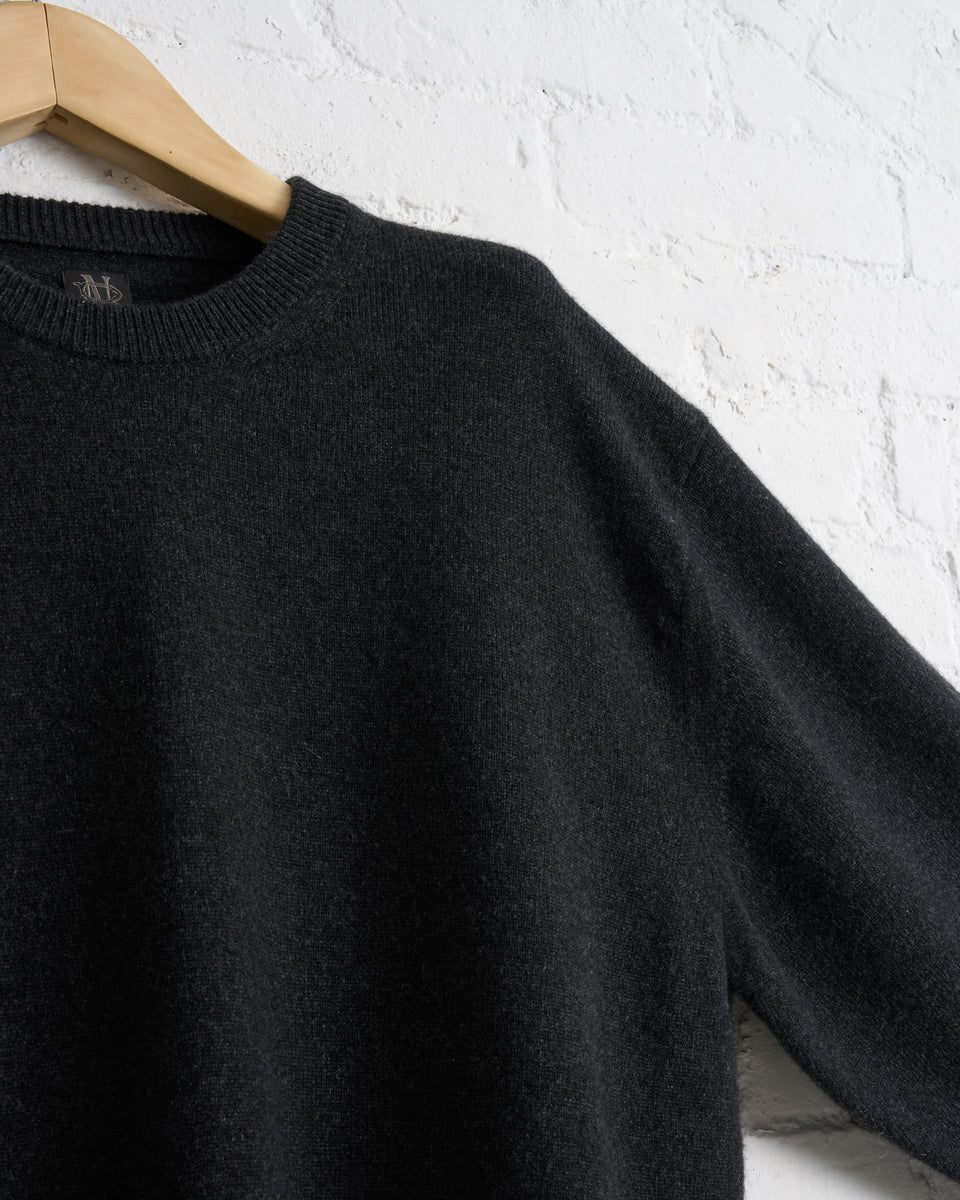 トップス BATONER INNOCENT CASHMERE CREW NECK BATONER, INNOCENT CASHMERE CREW NECK, BLACK – 180 The Store