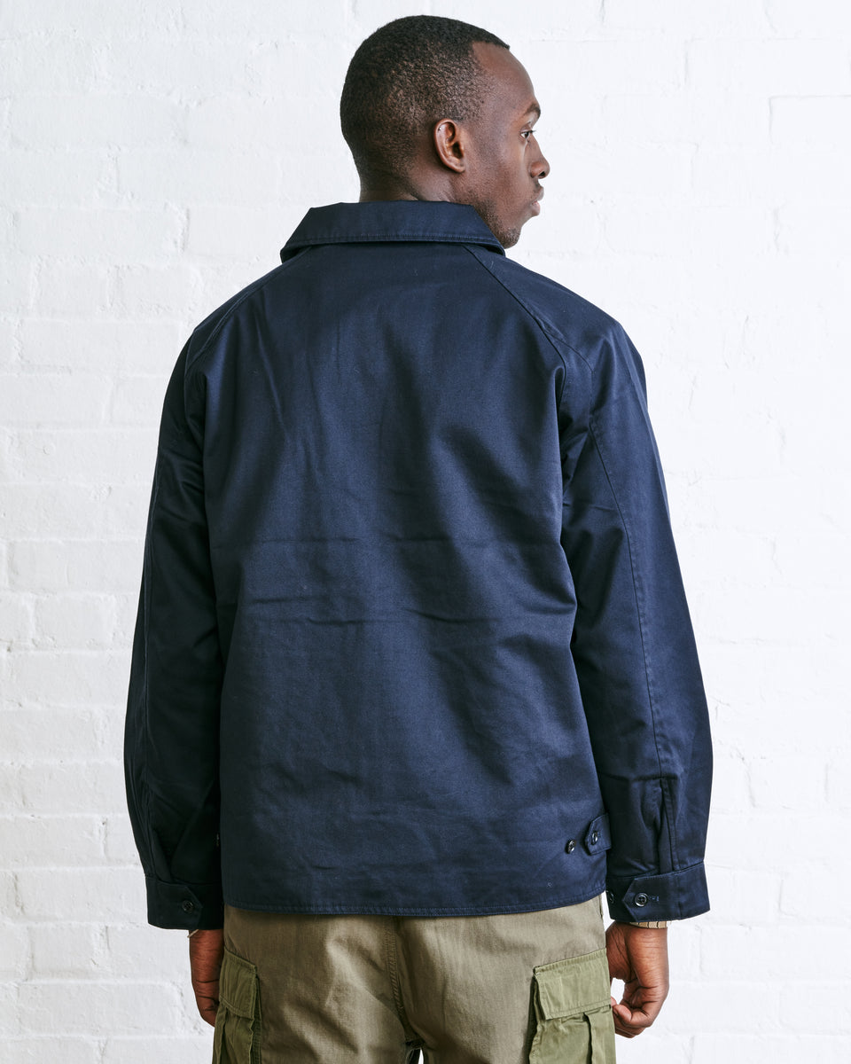 NANAMICA NAVY GORE-TEX INFINIUM CHINO CREW JACKET - 180 the Store