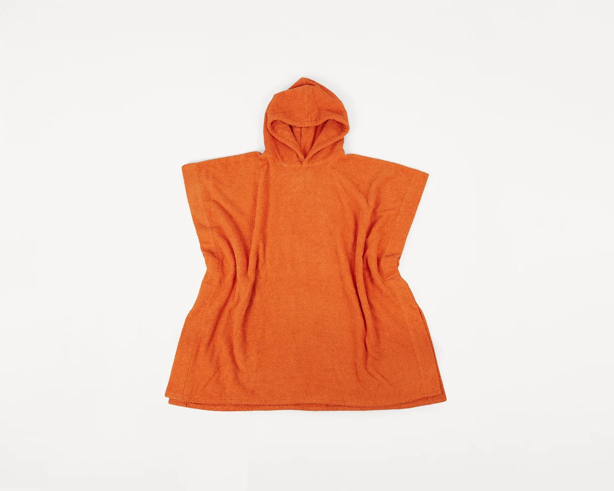 FRAMA HEAVY TOWEL PONCHO BURNT ORANGE 180 The Store