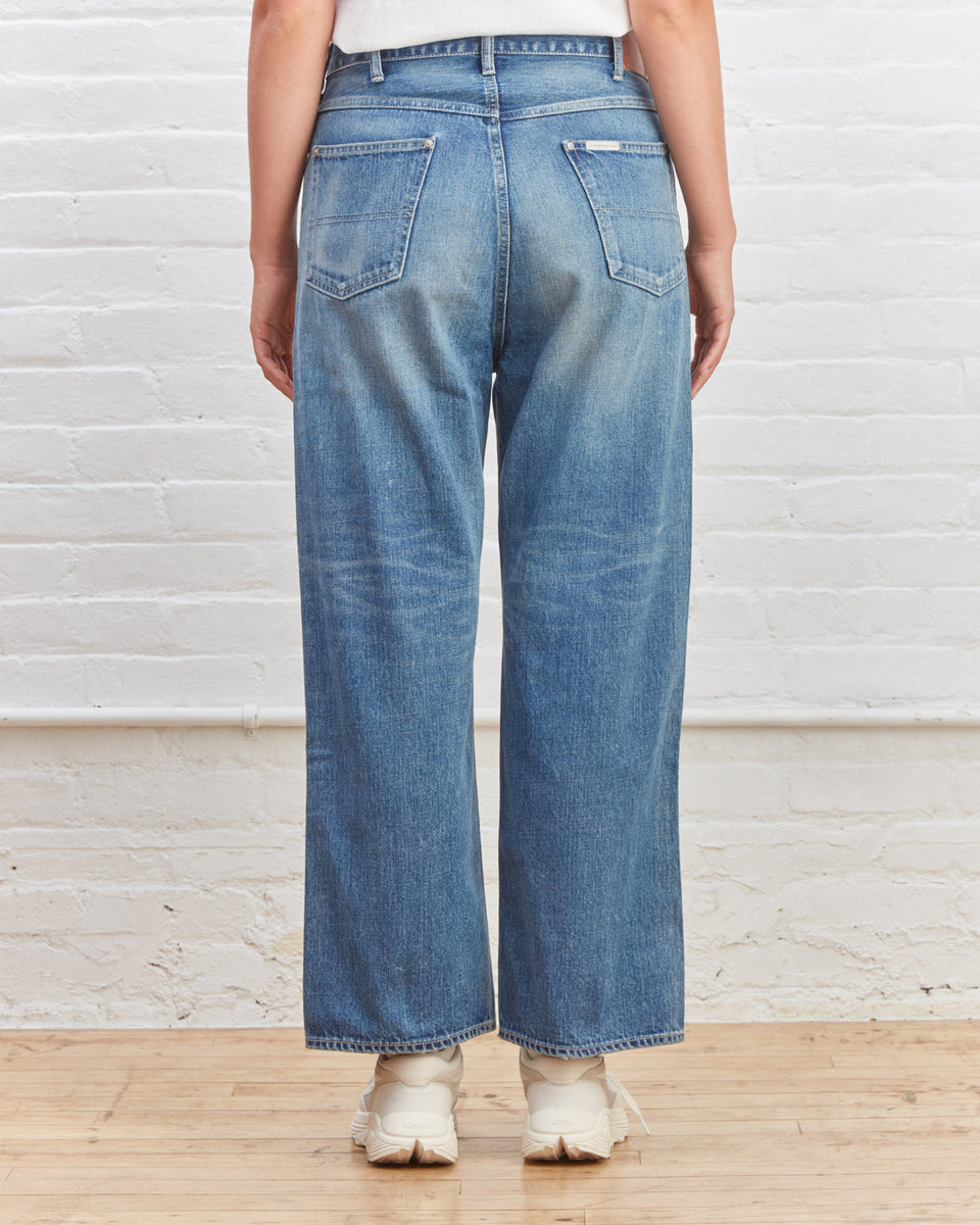 Chimala Unisex Selvedge Denim Straight Cut in Medium Wash at General Store