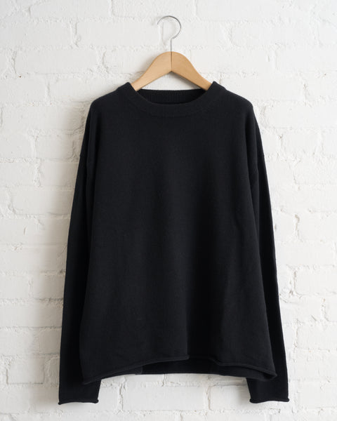 180 THE STORE, CREWNECK, 3 GAUGE, BLACK