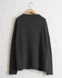 180 THE STORE, CREWNECK, 3 GAUGE, CHARCOAL GREY