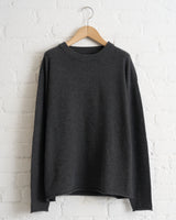 180 THE STORE, CREWNECK, 3 GAUGE, CHARCOAL GREY