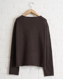 180 THE STORE ROLL NECK CREWNECK, 3 GAUGE, NAVY BLUE