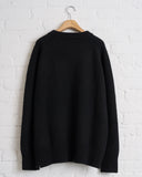 180 THE STORE, PULLOVER CASHMERE CREWNECK, BLACK