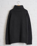 180 THE STORE, CASHMERE TURTLENECK SWEATER, CHARCOAL