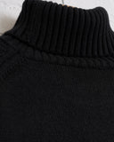 180 THE STORE, CASHMERE TURTLENECK SWEATER, BLACK