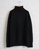 180 THE STORE, CASHMERE TURTLENECK SWEATER, BLACK