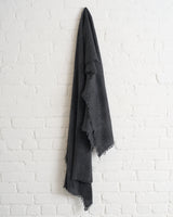 180 THE STORE CASHMERE SCARF, CHARCOAL GREY