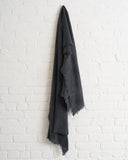180 THE STORE CASHMERE SCARF, CHARCOAL GREY