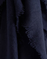 180 THE STORE CASHMERE SCARF, NAVY BLUE