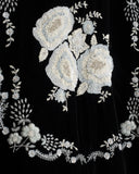 AODRESS, 42, RAI LINES FLOWERS LOOSE FIT COAT