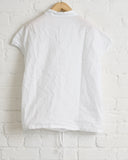 ALBUM DI FAMIGLIA, WHITE, SHORT SLEEVELESS SHIRT TC, 26S12_143