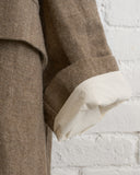 ALBUM DI FAMIGLIA, LOOSE COAT HW, MARRON GLACE