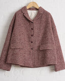 ALBUM DI FAMIGLIA, LOOSE BLAZER PW, WINE