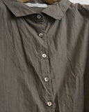 ALBUM DI FAMIGLIA, ANTHRACITE, SHORT COLLAR SHIRT TC, 26S12_56