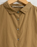 ALBUM DI FAMIGLIA, SHORT COLLAR SHIRT TC GOLD