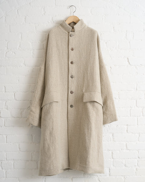 ALBUM DI FAMIGLIA, LOOSE COAT HW, NATURAL