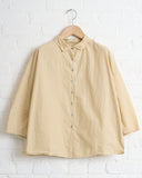 ALBUM, SHORT COLLAR SHIRT, KHAKI