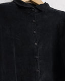 ALBUM DI FAMIGLIA , SHORT COLLAR SHIRT VELVET