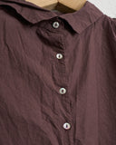 ALBUM DI FAMIGLIA, GRAPE, SHORT COLLAR SHIRT TC, 26S12_56