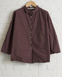 ALBUM DI FAMIGLIA, GRAPE, SHORT COLLAR SHIRT TC, 26S12_56