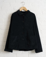 ALBUM DI FAMIGLIA, SHIRT LOOSE BLAZER V, BLACK