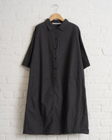 ALBUM DI FAMIGLIA, COLLAR DRESS TC BLACK