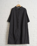 ALBUM DI FAMIGLIA, COLLAR DRESS TC BLACK
