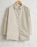 ALBUM DI FAMIGLIA, PEBBLE, SHORT COLLAR SHIRT TC, 26S12_56