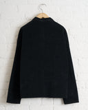 ALBUM DI FAMIGLIA, SHORT COLLAR SHIRT V, BLACK