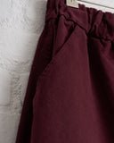 ALBUM DI FAMIGLIA, WIDE & SHORT TROUSERS WCC COTTON TWILL