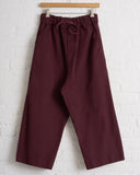ALBUM DI FAMIGLIA, WIDE & SHORT TROUSERS WCC COTTON TWILL