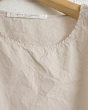 ALBUM DI FAMIGLIA, SLEEVELESS T-SHIRT TC, PEBBLE, 26S12_157