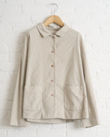 ALBUM DI FAMIGLIA, SHIRT LOOSE BLAZER V, TAUPE