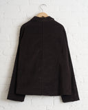 ALBUM DI FAMIGLIA, SHIRT LOOSE BLAZER V, CHOCOLATE