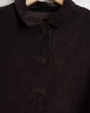 ALBUM DI FAMIGLIA, SHIRT LOOSE BLAZER V, CHOCOLATE