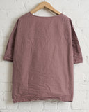 ALBUM DI FAMIGLIA, MAUVE, SIMPLE T-SHIRT TC, 26S12_12