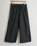 ALBUM DI FAMIGLIA, WIDE & SHORT TROUSERS TC, BLACK, 226S23_178