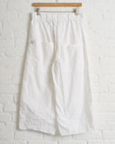 ALBUM DI FAMIGLIA, WIDE & SHORT TROUSERS TC, WHITE, 226S23_178