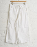 ALBUM DI FAMIGLIA, WIDE & SHORT TROUSERS TC, WHITE, 226S23_178