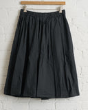 ALBUM DI FAMIGLIA, PLEATED SHORT SKIRT TC, BLACK, 26S32_03