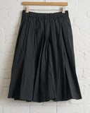 ALBUM DI FAMIGLIA, PLEATED SHORT SKIRT TC, BLACK, 26S32_03