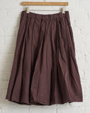 ALBUM DI FAMIGLIA, PLEATED SHORT SKIRT TC, GRAPE, 26S32_03