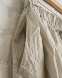 ALBUM DI FAMIGLIA, PLEATED SHORT SKIRT TC, PEBBLE, 26S32_03