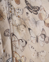 ALONPI, BUTTERFLY PRINT, DOUBLE PRINTED CASHMERE