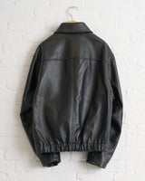 ARPENTEUR, VOL LINED LEATHER JACKET, BLACK