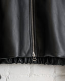 ARPENTEUR, VOL LINED LEATHER JACKET, BLACK